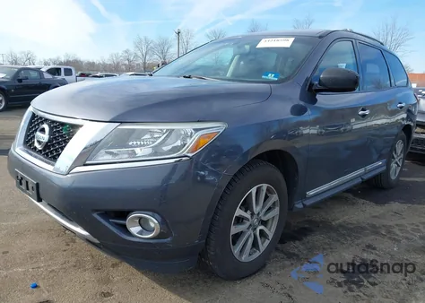 2014 Nissan Pathfinder Sl z USA, uszkodzony, nr VIN 5N1AR2MMXEC610850
